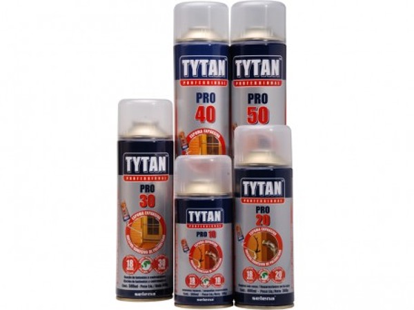 ESPUMA EXPANSIVA (poliuretano) TYTAN CONSTRUCCION DE 300ML 205GR (12 X CJ)